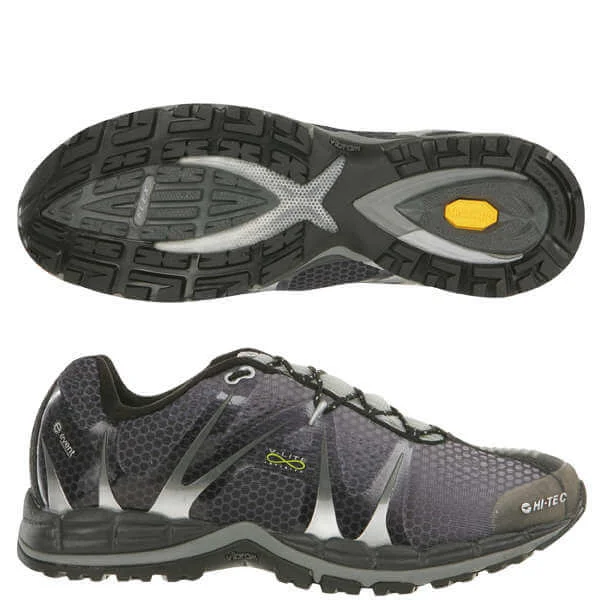 Hi-Tec V-Lite Infinity eVent Men's Trail Running Shoe - Black/Silver - 7 - Black Image 1