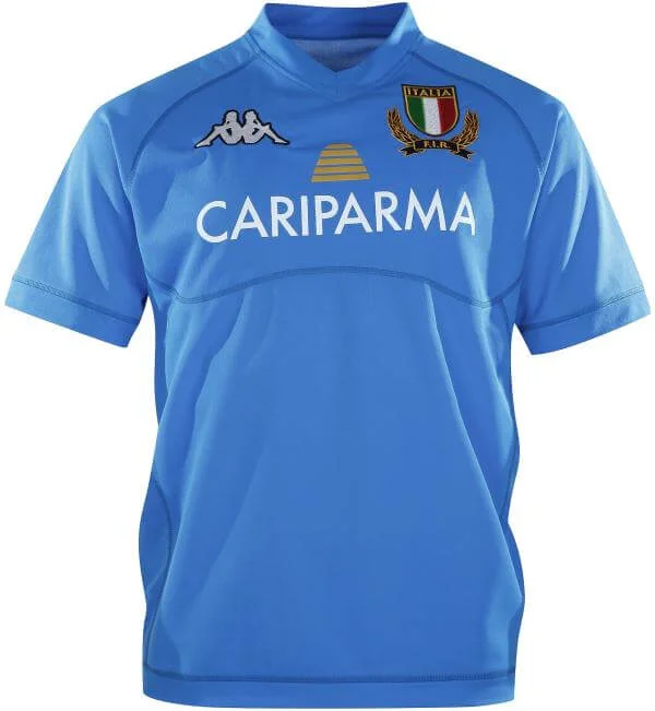 Kappa Italy Rugby Home Shirt 2010/11 - S - Blue Image 1