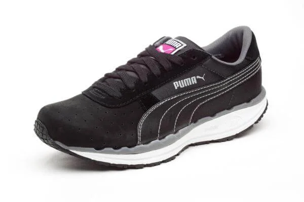 Puma BodyTrain LS Sheen - Black/White/Grey - 3 - Black/White Image 1