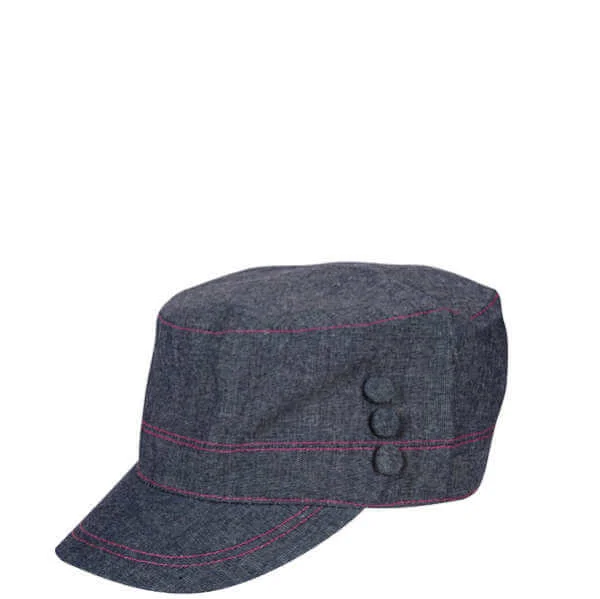 Denim Porters Cap - One Size - Denim Image 1