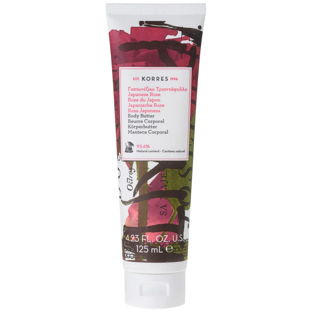 KORRES Natural Japanese Rose Body Butter 125ml Image 1