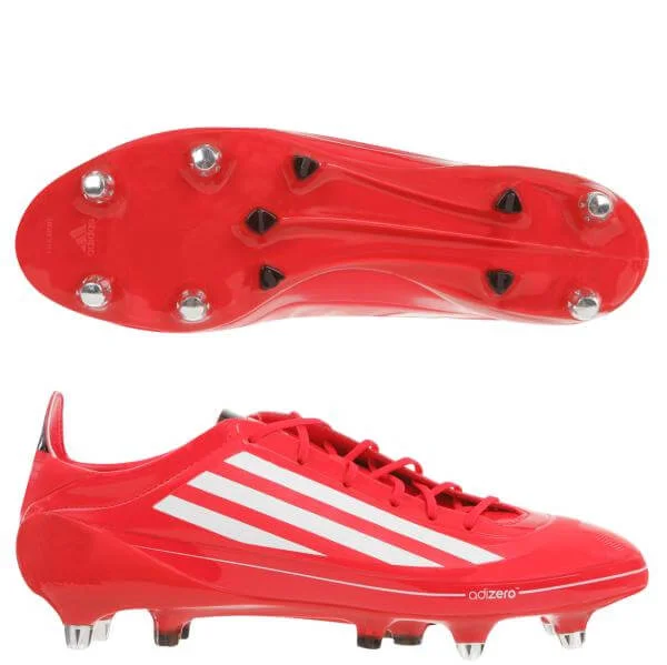 adidas Adizero RS7 Pro Rugby Boots - 11 - Black/Red Image 1