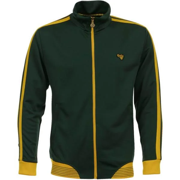 Men's Gola Cohen Track Jacket - Deep Green - S - Green Image 1