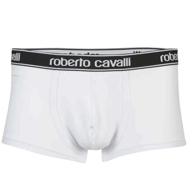 Roberto Cavalli Men's Monochrome Boxer - White - XXS - White Image 1