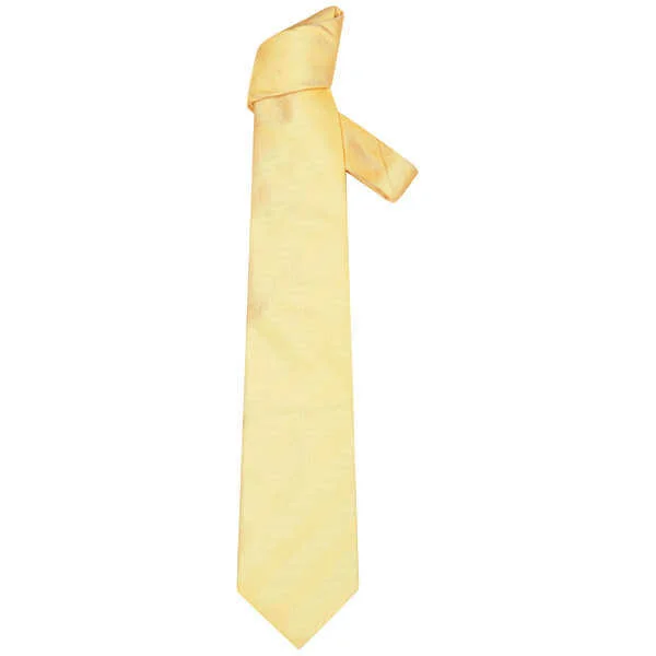 Hugo Boss Men's Tie Bt93 11018 - Yellow Image 1