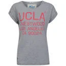 UCLA Women's Terry Print Slouch T-Shirt - Grey Marl - S - Grey Image 1