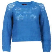 Motel Women's Jasmin Crop Knit - Turquoise - XS - Turquoise Image 1