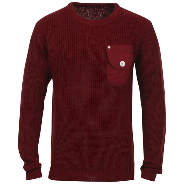 Humor Men's Pato Crew Neck Jumper - Red - S - Red Image 1