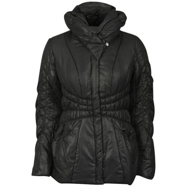 VILA Women's Bimba Quilted Coat - Black - XS - Black Image 1