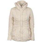 VILA Women's Bimba Quilted Coat - Cream - XS - none Image 1