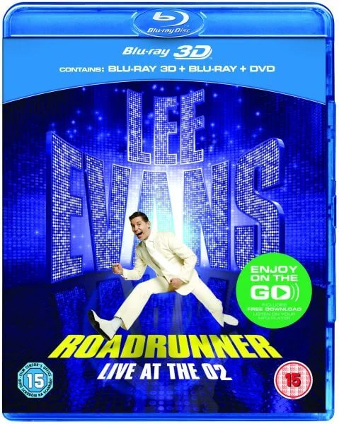 Lee Evans: Roadrunner - Live at The O2 3D (Includes 3D Blu-Ray, 2D Blu-Ray and DVD) Image 1