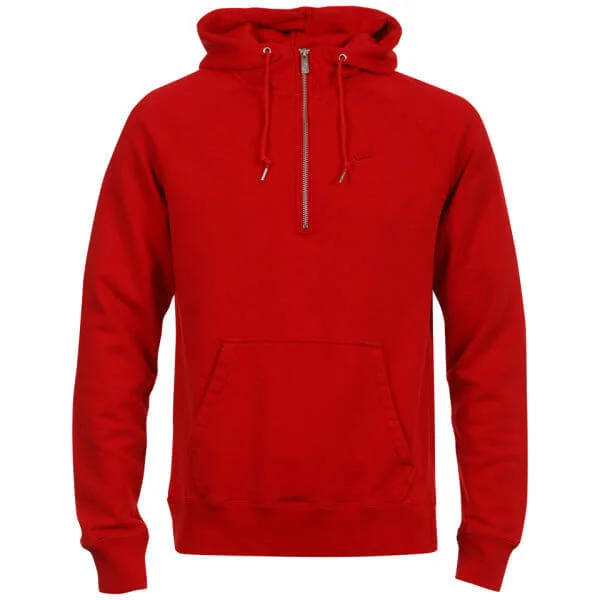 Nike Men's AW77 Half-Zip Hoody - Red - S - Red Image 1