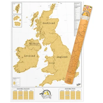 Scratch Map - UK Edition