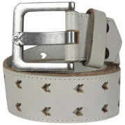 Duck and Cover Men's Chevron Buckle Belt - M - Grey Image 1