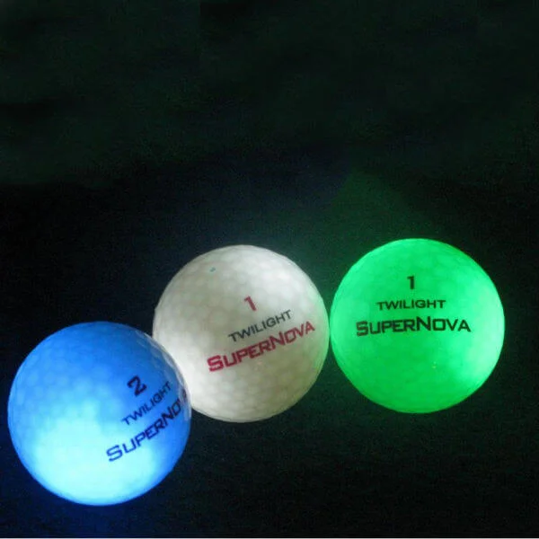 Twilight Supernova Glowing Tracer Golf Balls - Pack of 3 Image 1