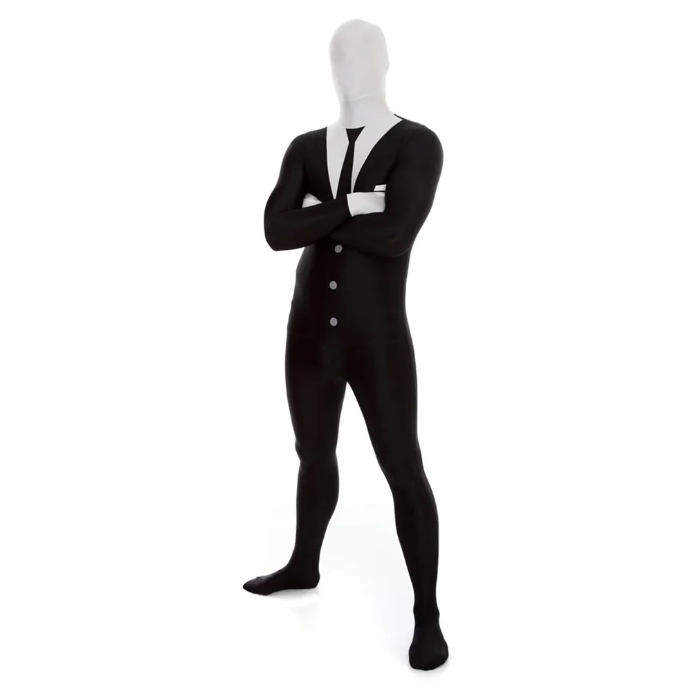 Morphsuit Adults' Slenderman - Black - M - Black Image 1