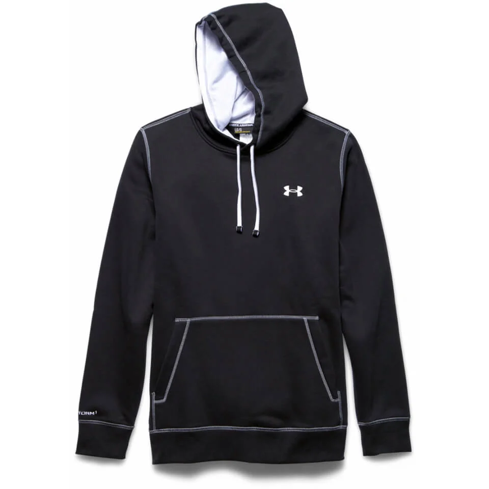 Under Armour Men's Storm Hoody - Black/White - S - Black/White Image 1