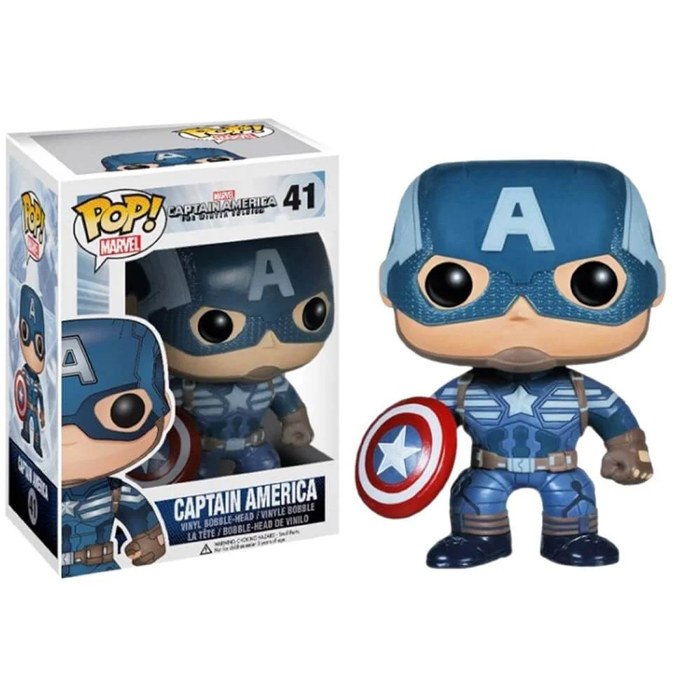 Marvel Captain America: Winter Soldier - Captain America Pop! Vinyl Figure Image 1