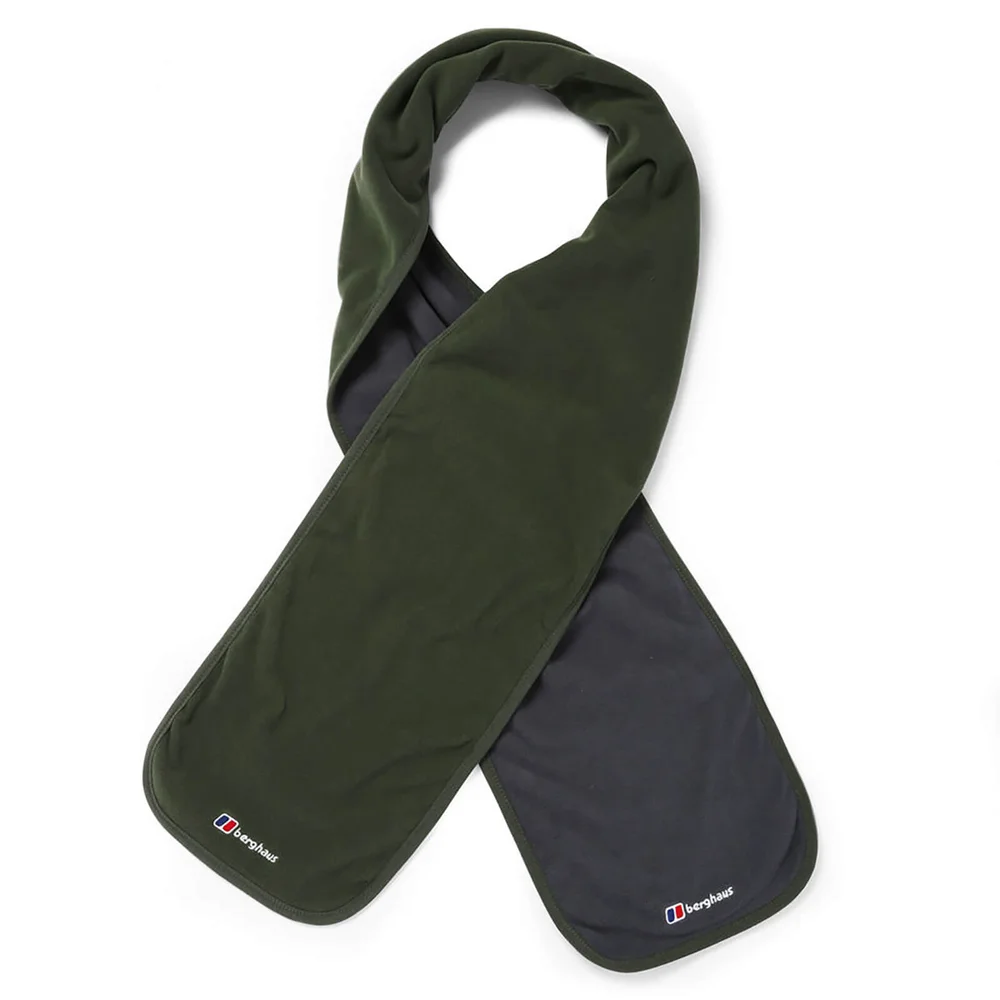 Berghaus Men's Micro Scarf - Dark Green/Dark Grey - One Size - Dark Green/Dark Grey Image 1