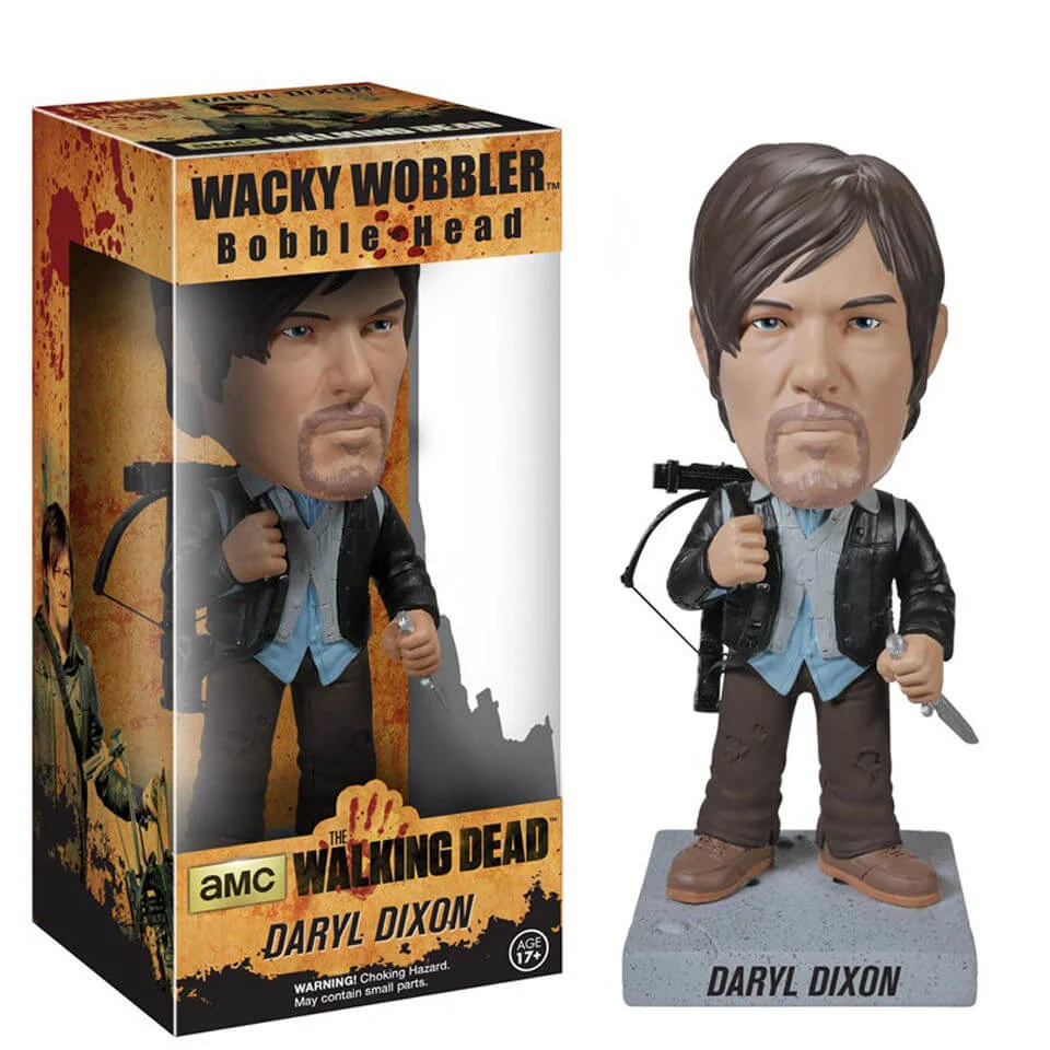 The Walking Dead Biker Daryl Bobblehead Image 1