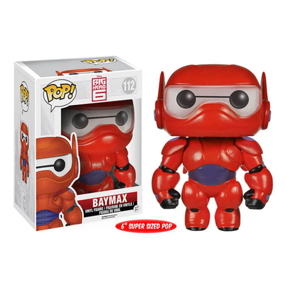 Disney Big Hero 6 Baymax Supersized 6 Inch Pop! Vinyl Figure Image 1