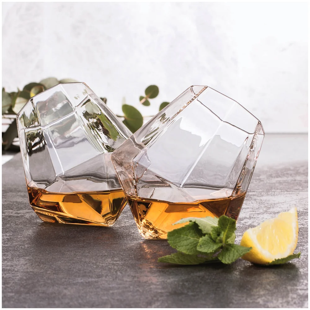 Diamond Glass (Set of 2) Image 1