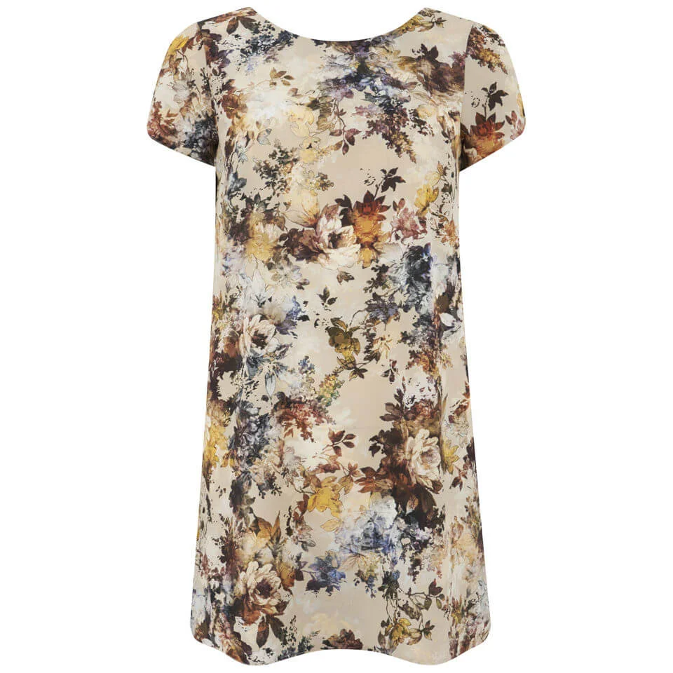 LOVE Women's V Back Shift Dress - Multi - UK 8 Image 1