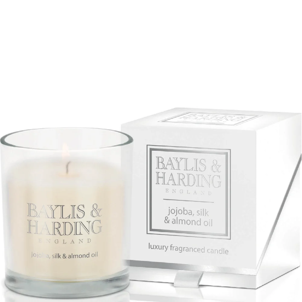 Baylis & Harding Mosaic Jojoba, Silk and Almond Single Wick Candle Image 1