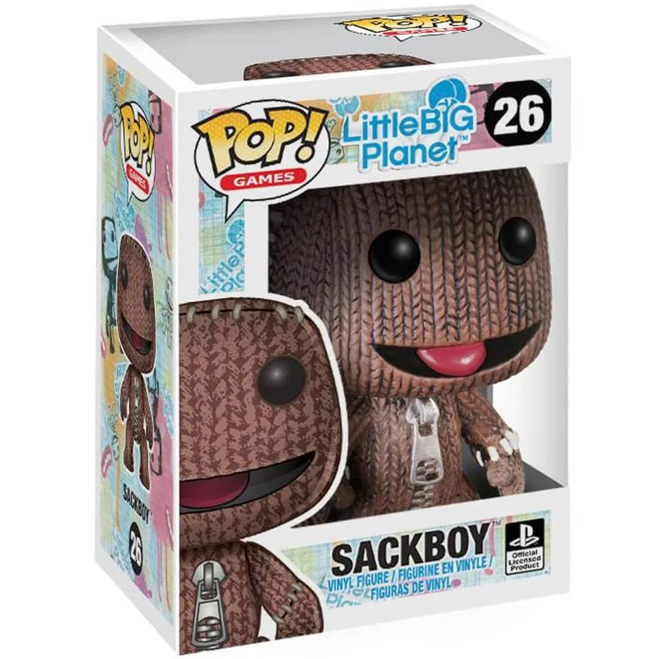 Little Big Planet Sack Boy Pop! Vinyl Figure Image 1