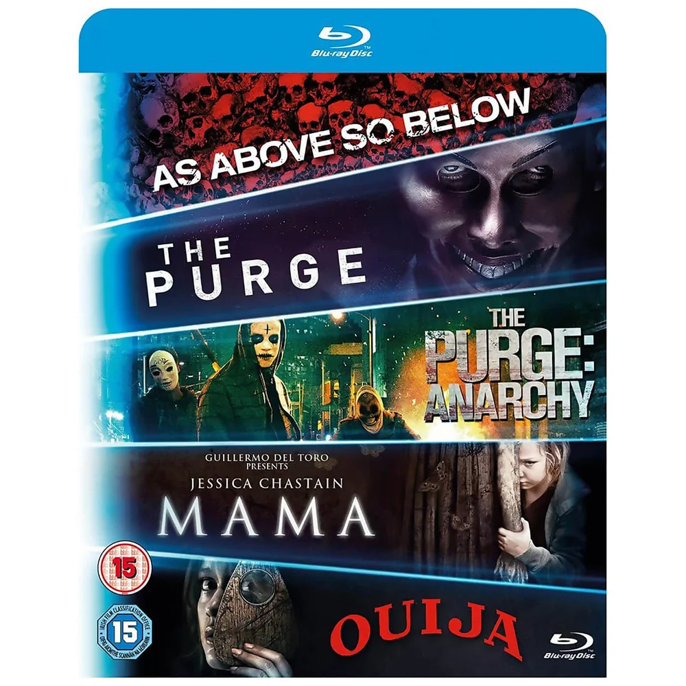 Blu-ray Starter Pack - Includues Mama, Purge 1, Purge: Anarchy, OUIJA, As Above, So Below Image 1
