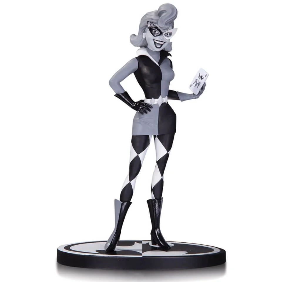 DC Comics Collectibles Batman Harley Quinn Black and White Statue Image 1