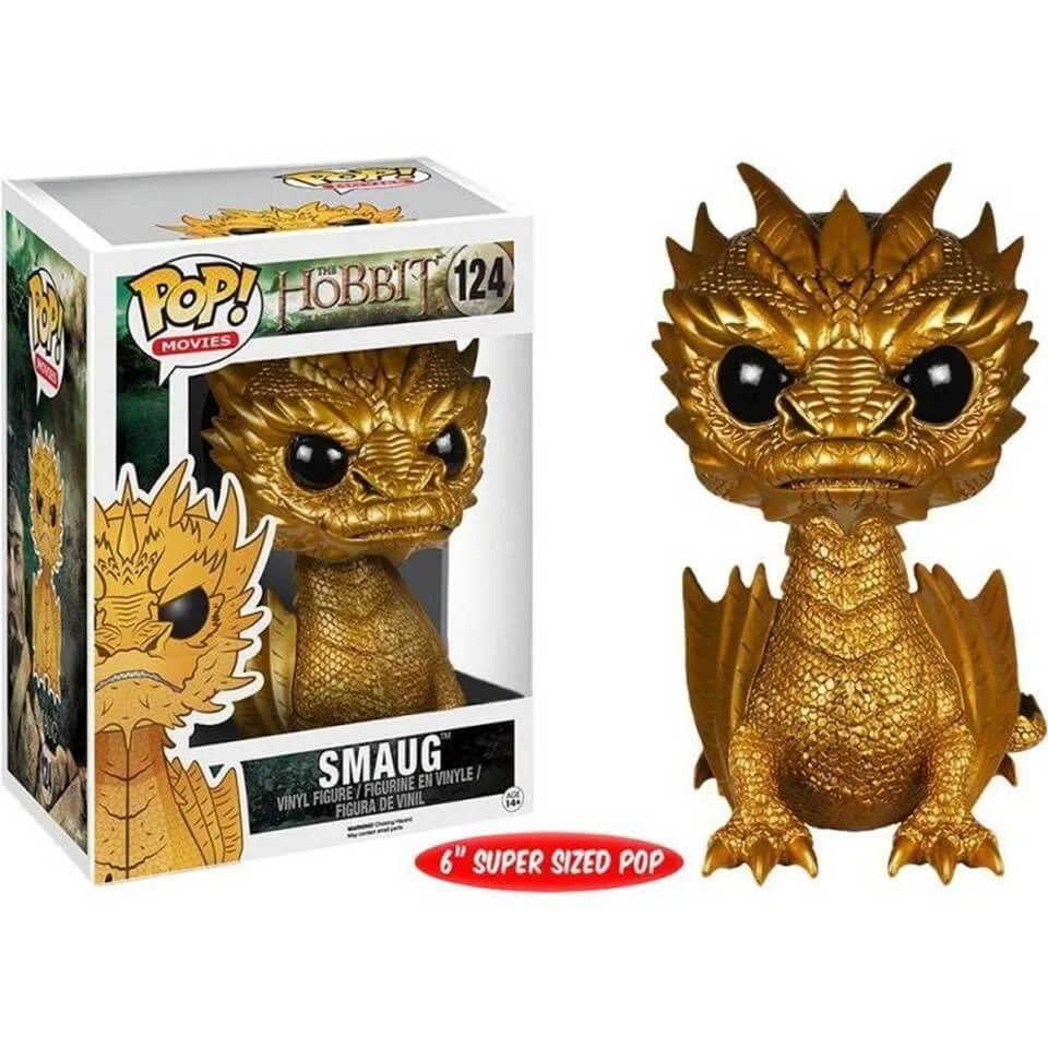 The Hobbit Golden Smaug Oversized 6 Inch Pop! Vinyl Figure Image 1
