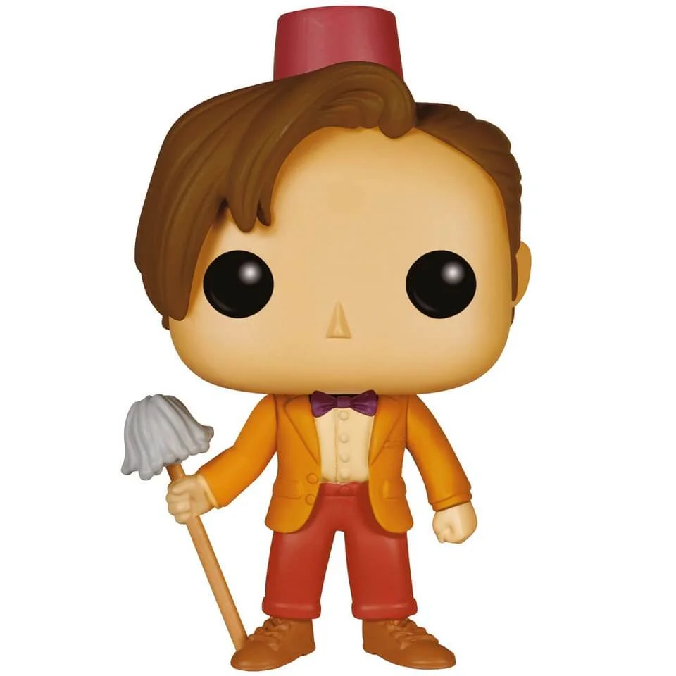 Doctor Who 11th Doctor With Fez & Mop Limited Edition Pop! Vinyl Image 1