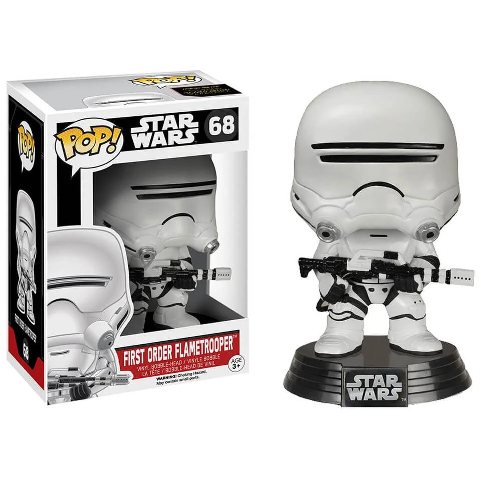 Star Wars The Force Awakens First Order Flametrooper Pop! Vinyl Figure Image 1
