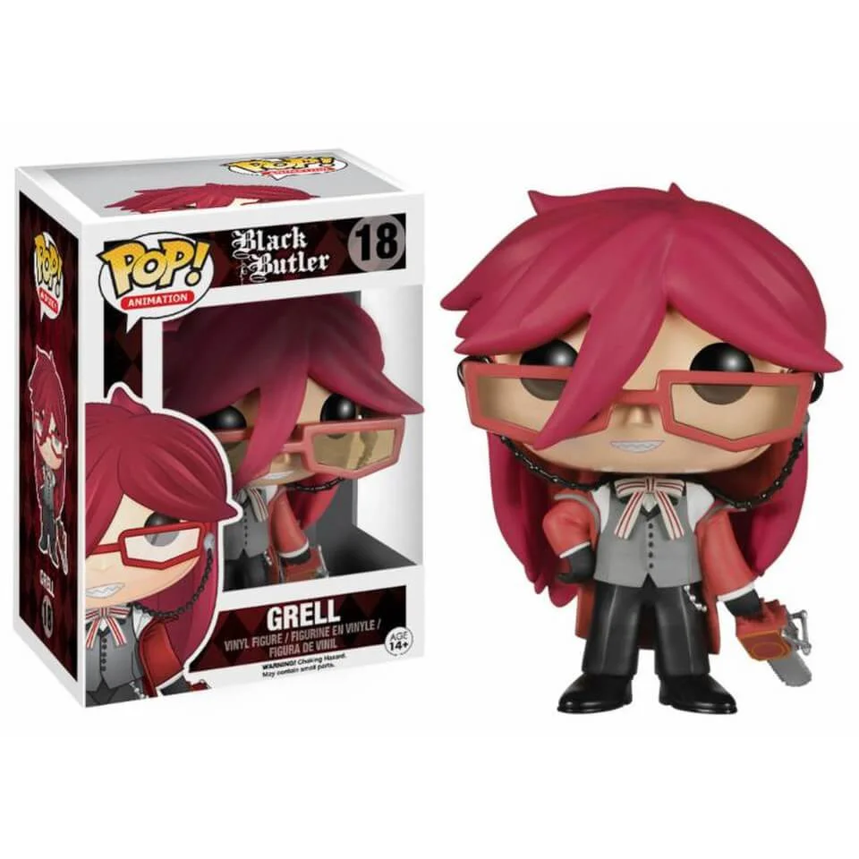 Black Butler Grell Pop! Vinyl Figure Image 1