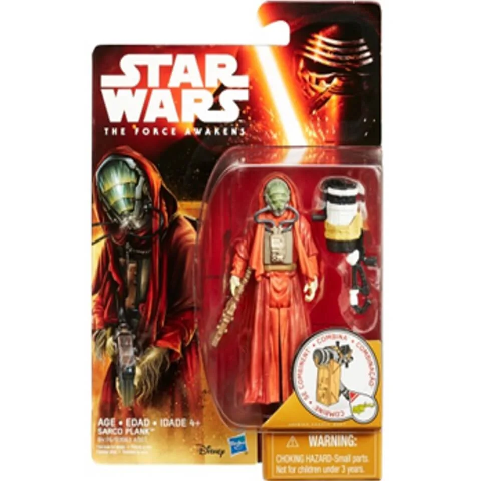 Star Wars The Force Awakens Sarco Plank 4 Inch Action Figure Image 1