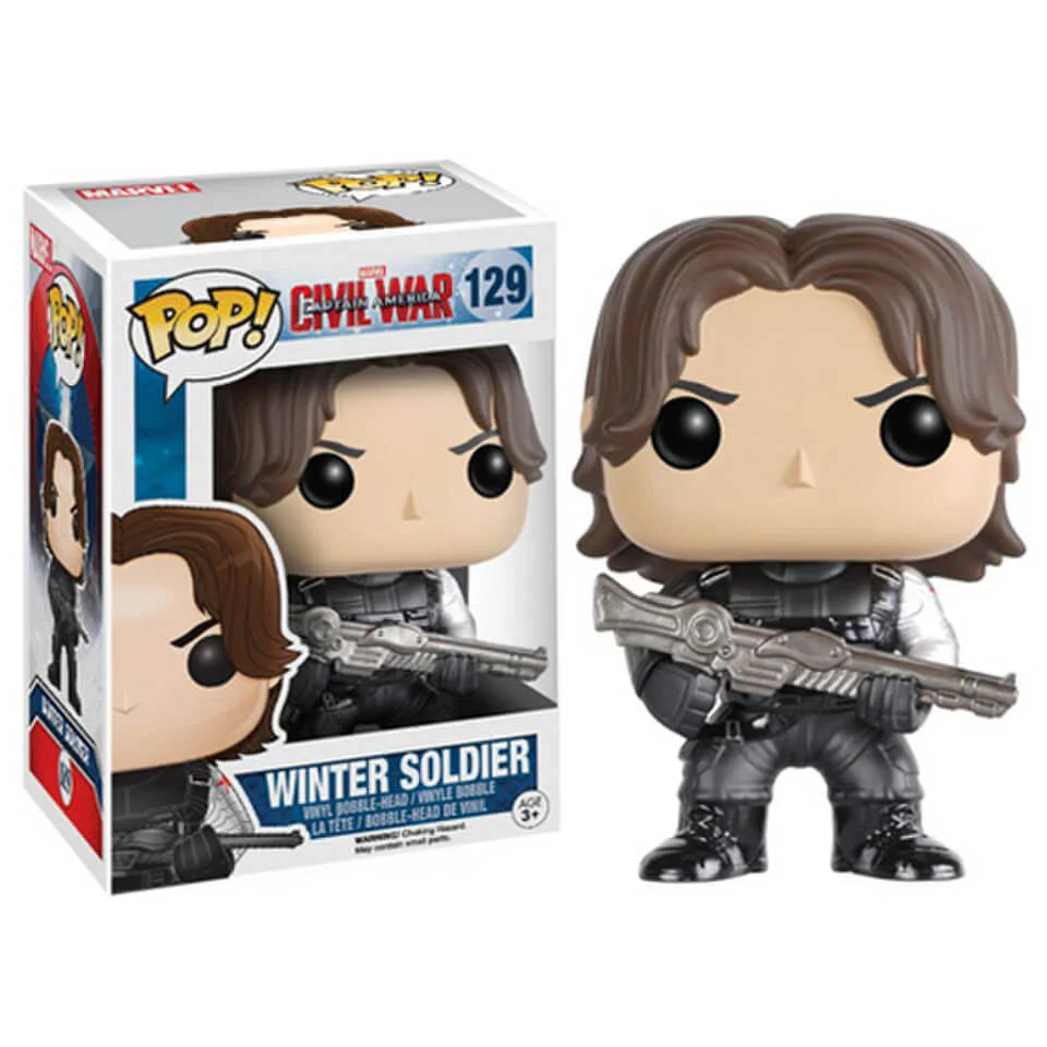 Marvel Captain America Civil War Winter Soldier Pop! Vinyl Figure Image 1