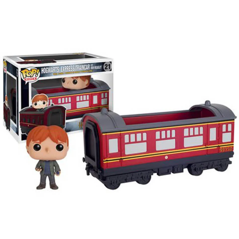 Harry Potter Hogwarts Express Vehicle with Ron Weasley Pop! Vinyl Figure Image 1