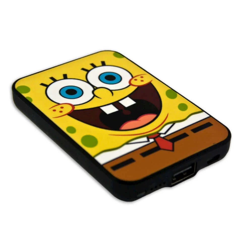 SpongeBob SquarePants Credit Card Sized Power Bank (5000mAh) Image 1