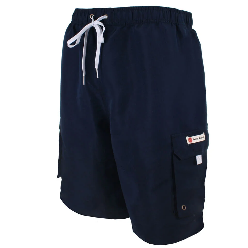 Hot Tuna Men's Regular Joe Shorts - Navy - S Image 1