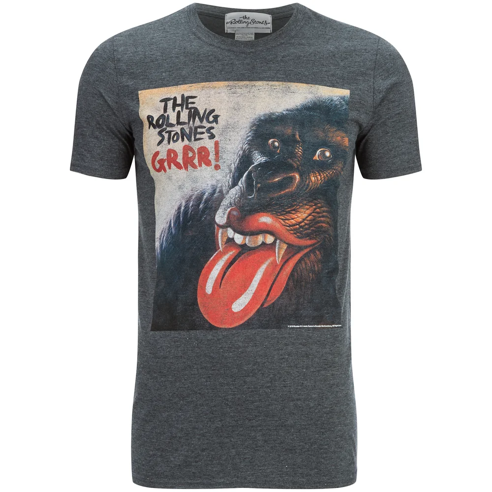 Rolling Stones Men's Gorilla Tongue T-Shirt - Grey - S - Grey Image 1