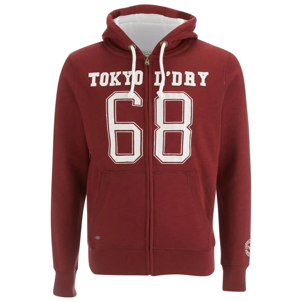 Tokyo Laundry Men's Goodlow Zip Through Hoody - Oxblood - S - Burgundy Image 1