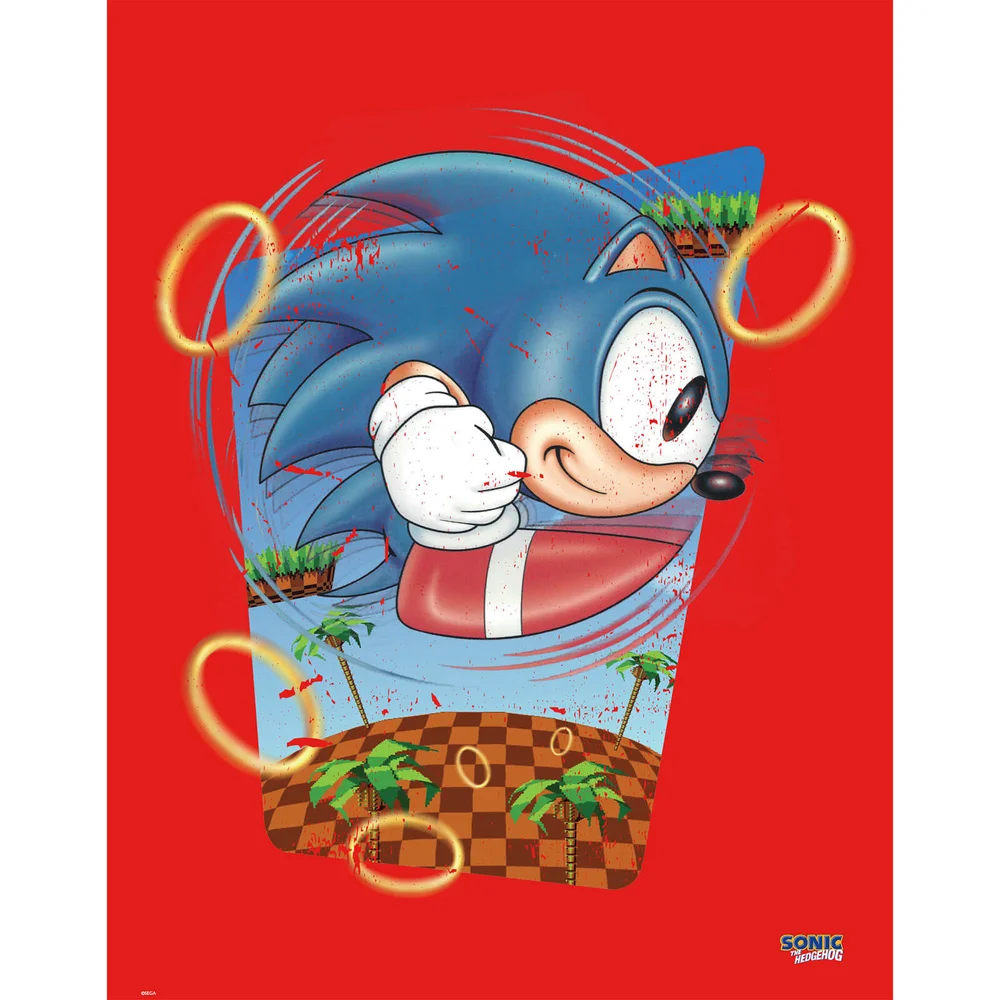 Sonic the Hedgehog 'Rings' Art Print Image 1