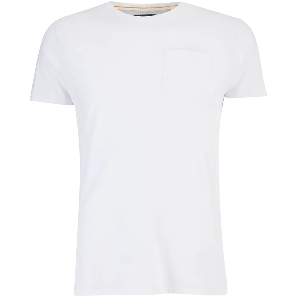 Threadbare Men's Jack Pocket Crew Neck T-Shirt - White - S - White Image 1