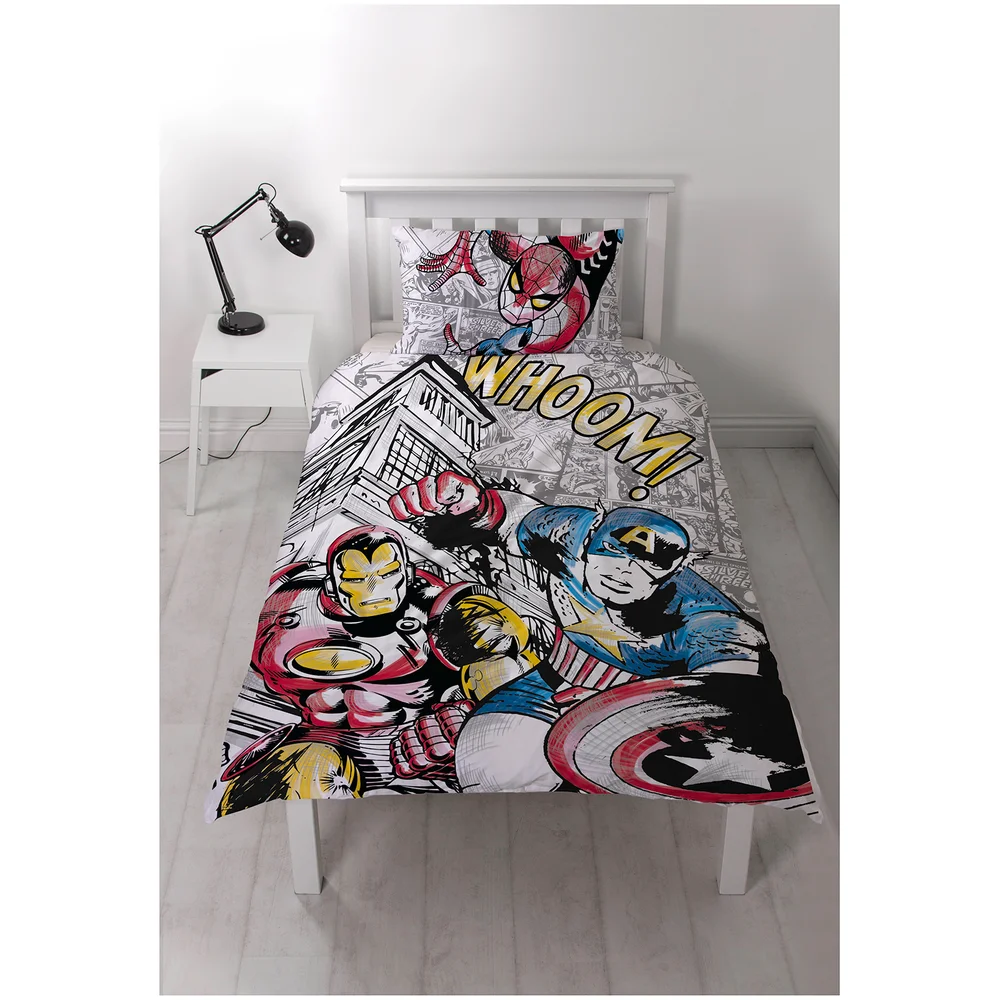 Pvc Panel Marvel Marvel Comics Action Panel Duvet Set - Single