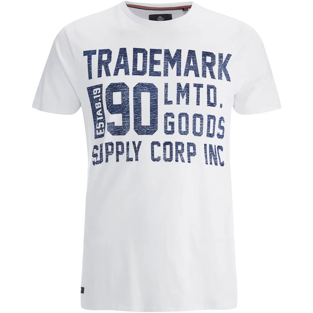 Threadbare Men's Palm T-Shirt - White - S Image 1