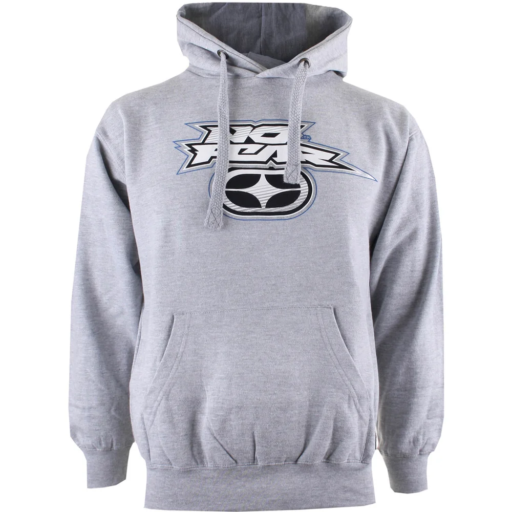 No Fear Men's Reflective Logo Hoody - Sports Grey - S - Grey Image 1