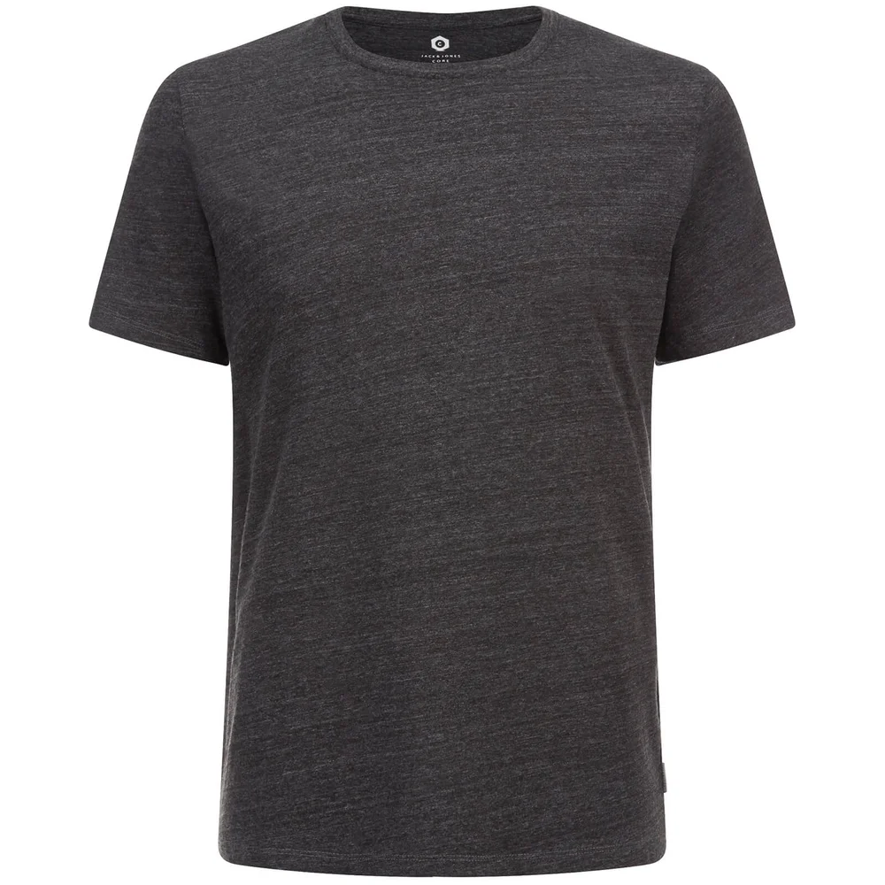 Jack & Jones Core Men's Table Textured T-Shirt - Black - S - Black Image 1