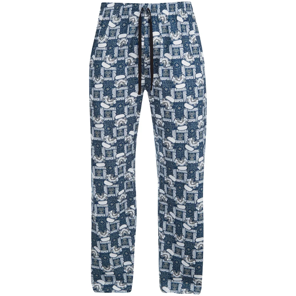 Star Wars Men's Stormtrooper Lounge Pants - Blue - S - Blue Image 1