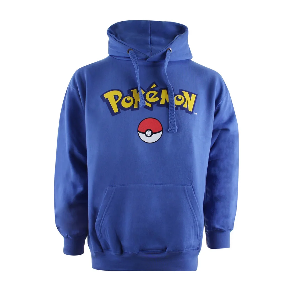 Pokémon Men's Logo Hoody - Royal Blue - S - Blue Image 1